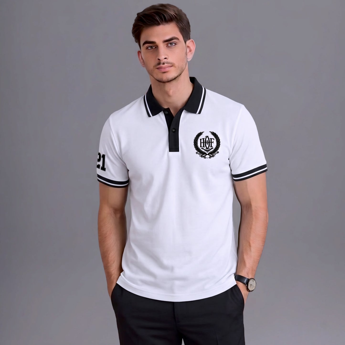 Signature Polo WHITE 2️⃣1️⃣
