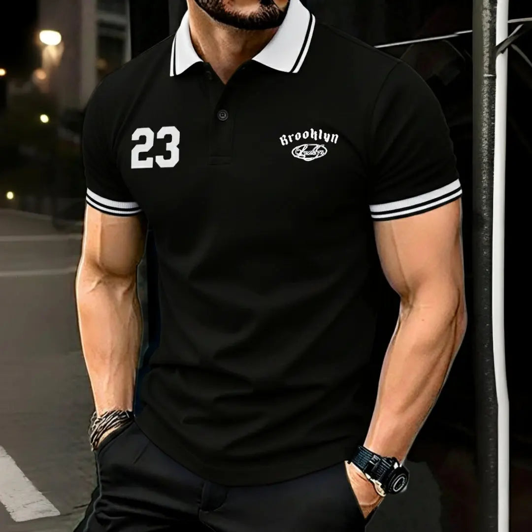 Aesthetic Polo BLACK 23 House Of Fashion