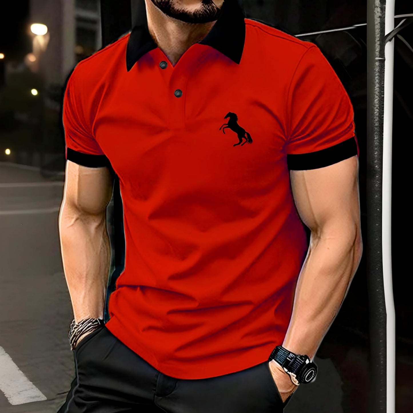 Horse Polo RED