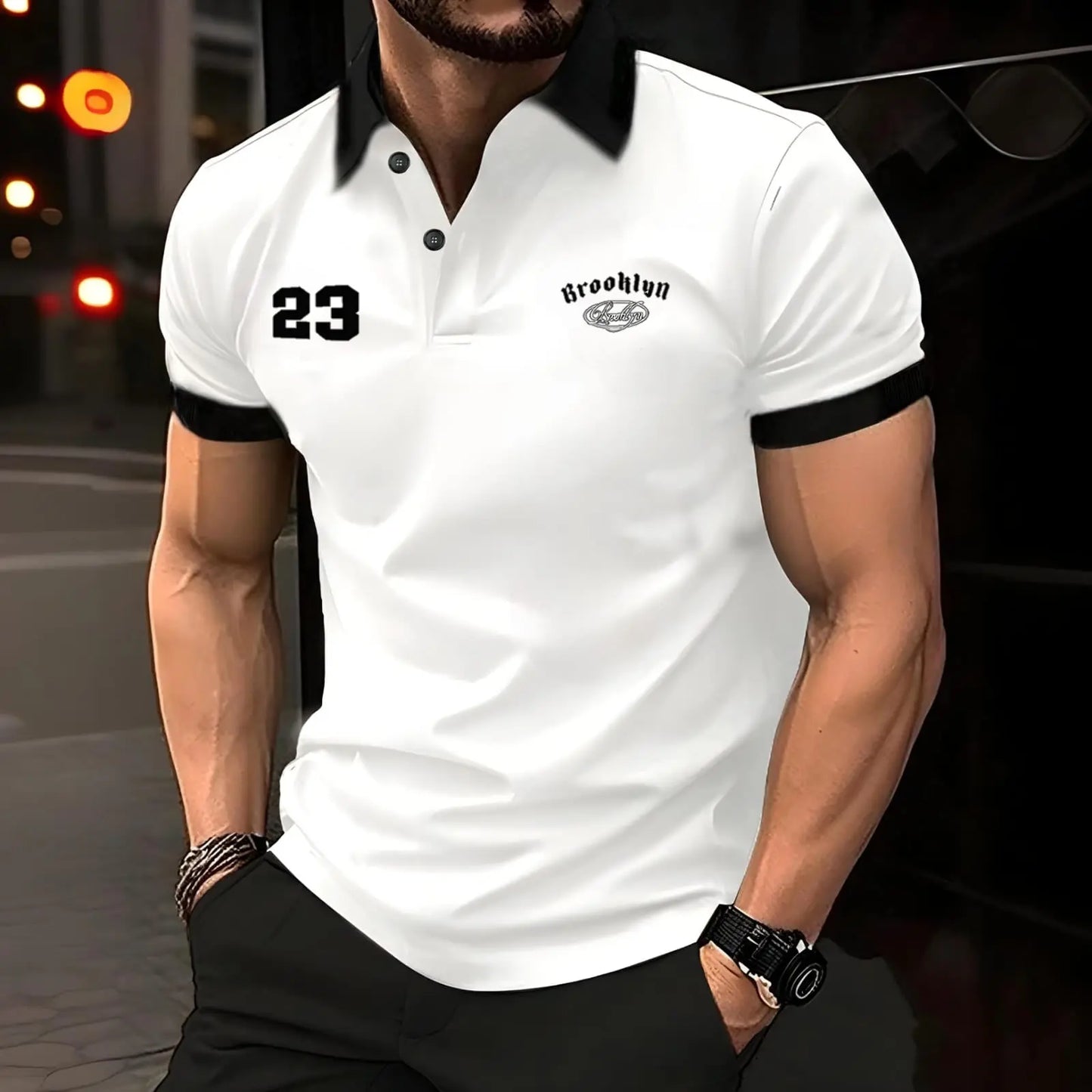 Aesthetic Polo WHITE 23 House Of Fashion