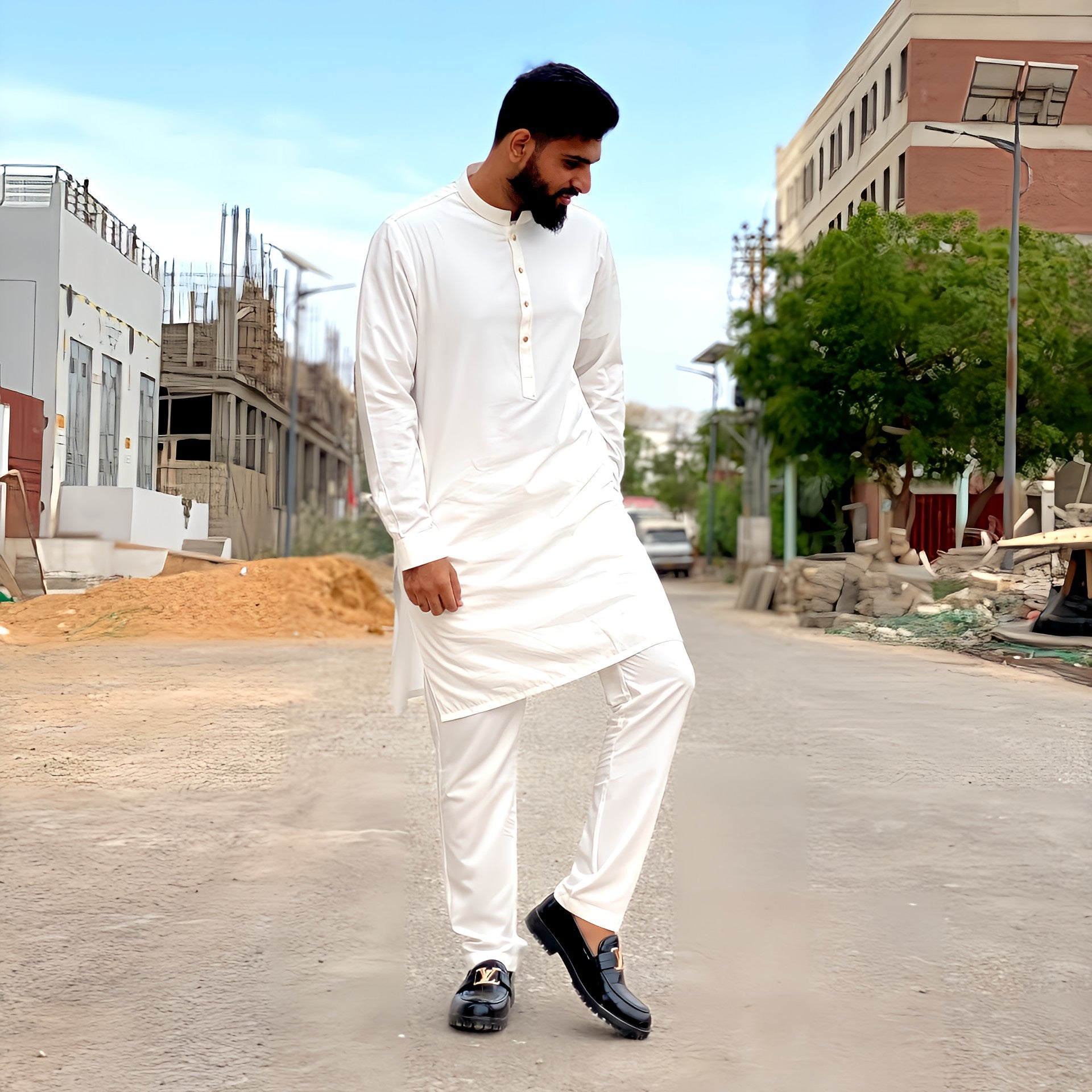 White Kurta Pajama