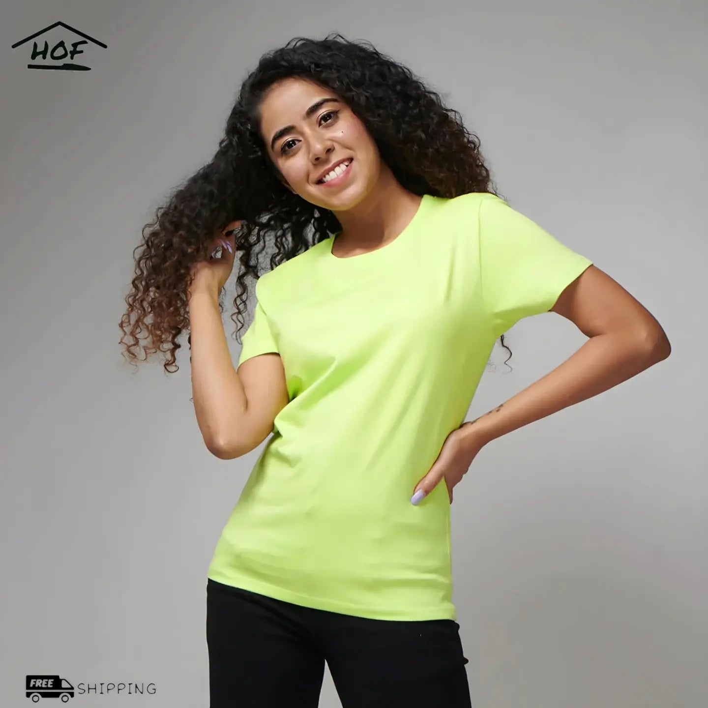 Neon Half Sleeve T-Shirt