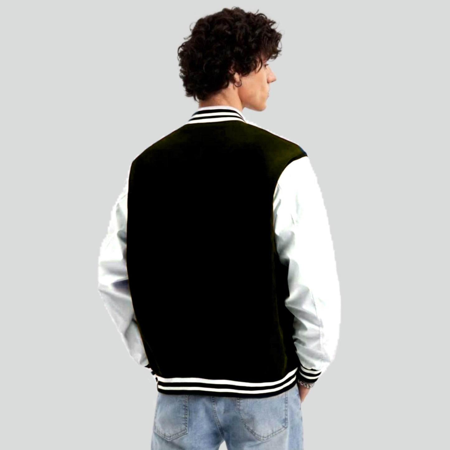 Varsity Jacket Black and White