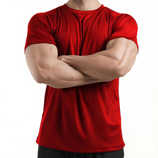 Muscle Fit Tee RED