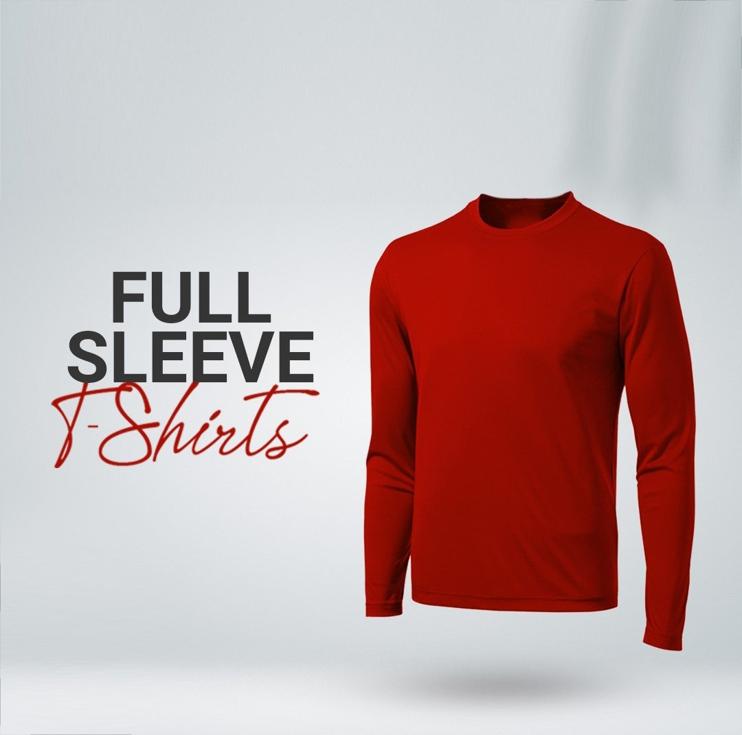 Red Full Sleeves T-Shirt