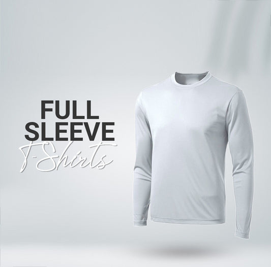 White Full Sleeves T-Shirt