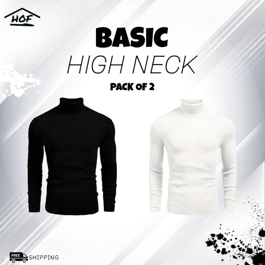 Bundle Of  2 High Neck