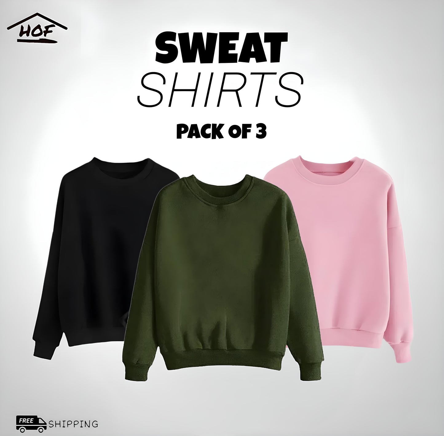 Bundle Of 3 Sweat Shirts