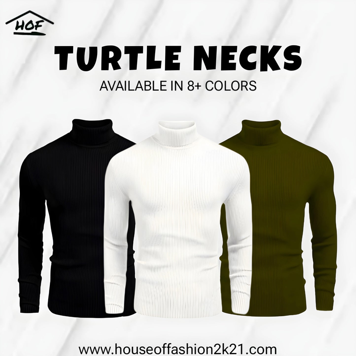 Bundle Of 3 Turtle Neck