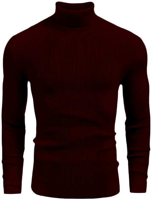 Maroon Turtle Neck