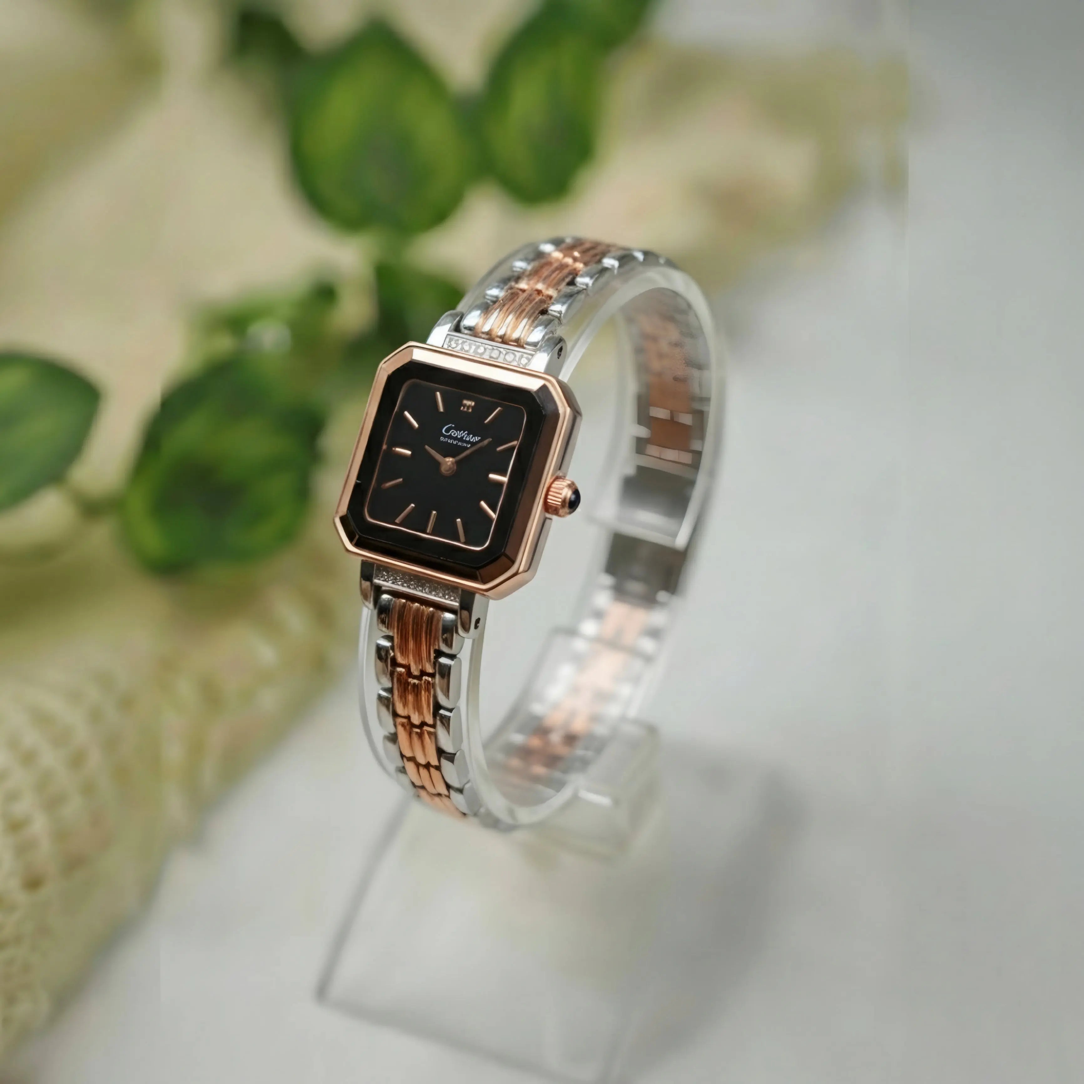 Cartier 2tone Rose Gold (Black Dial) House Of Fashion