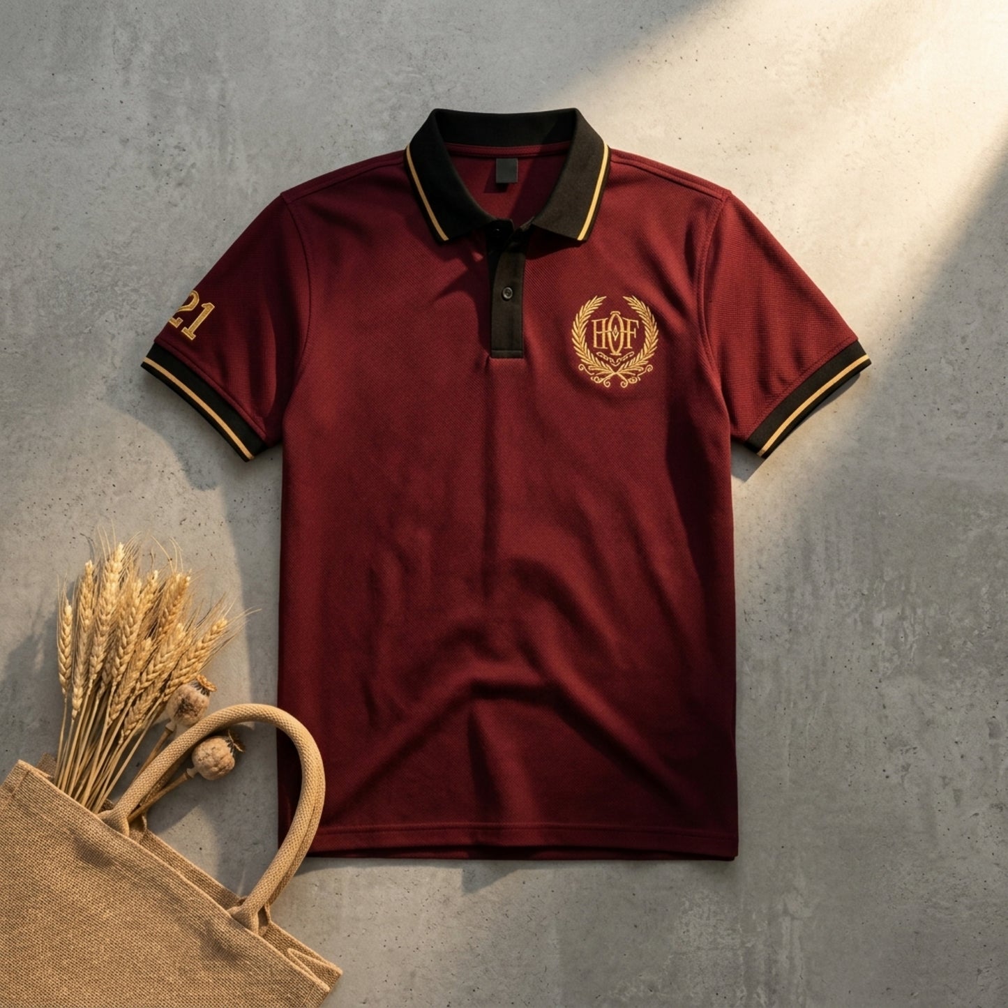 Signature Polo MAROON 21 House Of Fashion