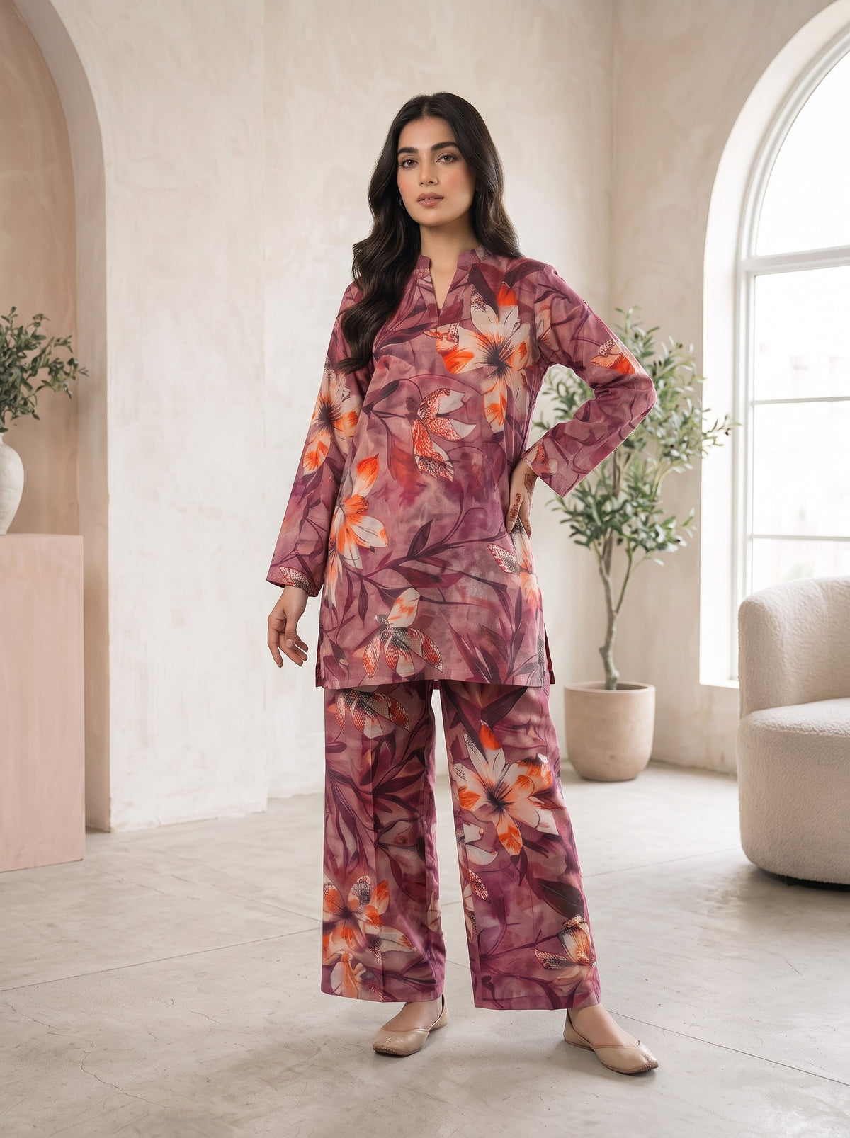 Plum Petals - CO-ORD SET