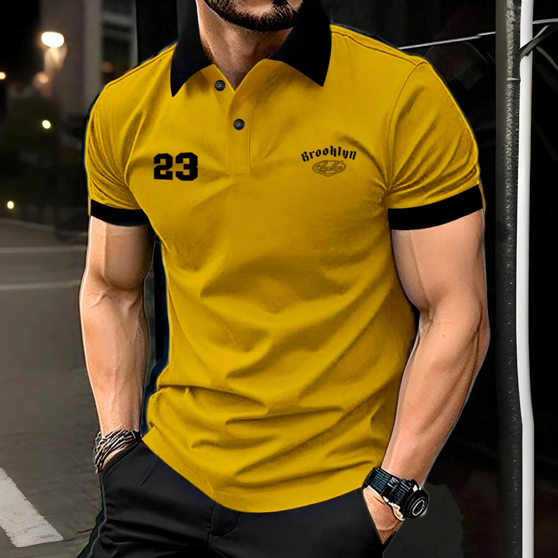Aesthetic Polo MUSTARD 23 House Of Fashion
