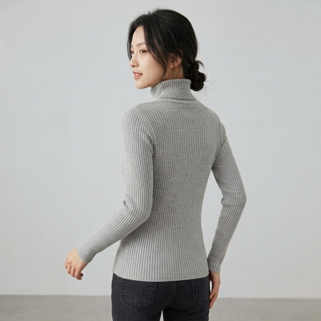 Heather Grey Turtle Neck