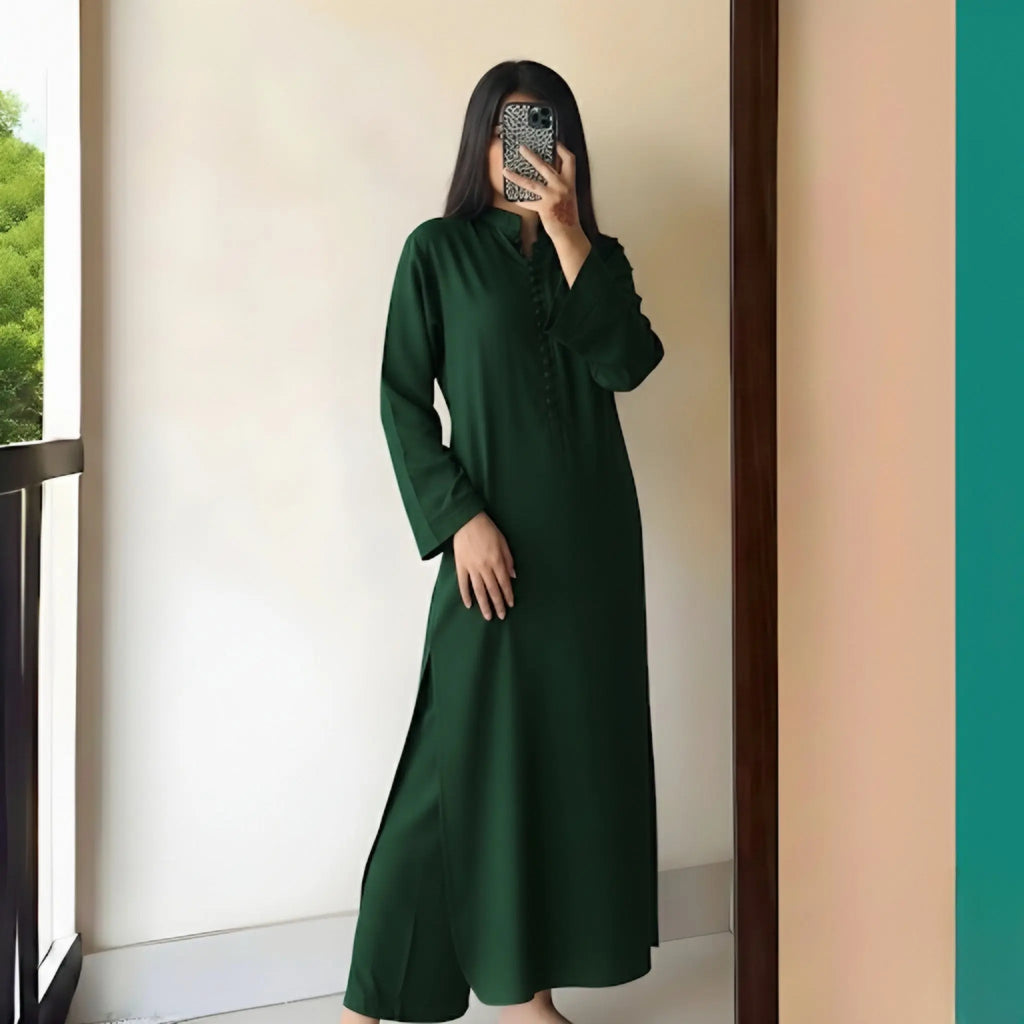 Bottle Green - READY TO WEAR House Of Fashion