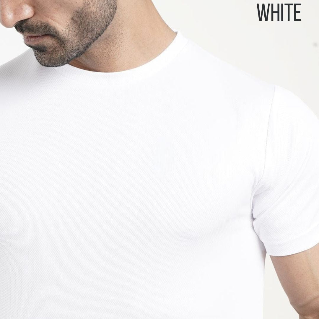 Muscle Fit Tee WHITE