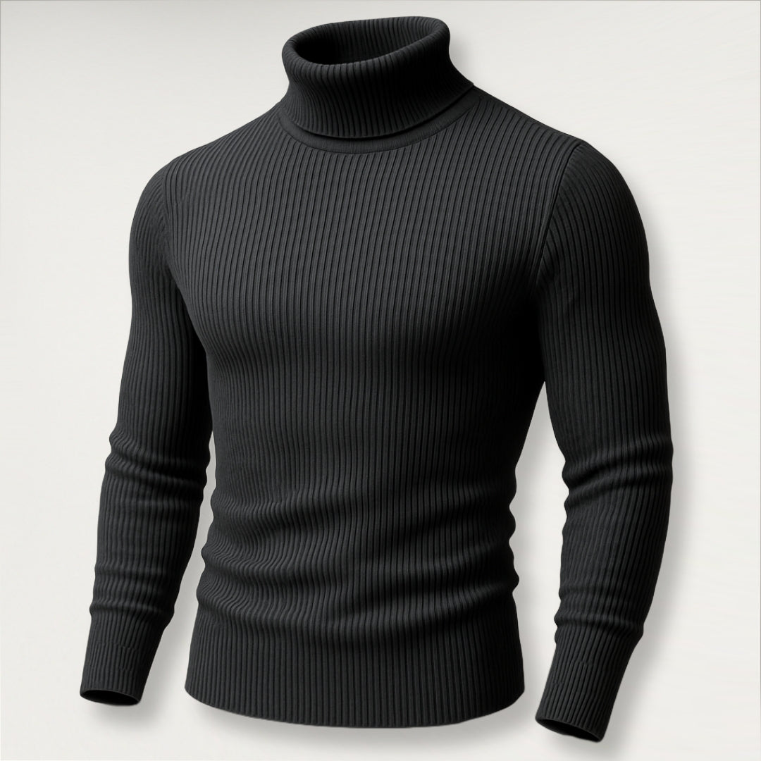 Charcoal Turtle Neck