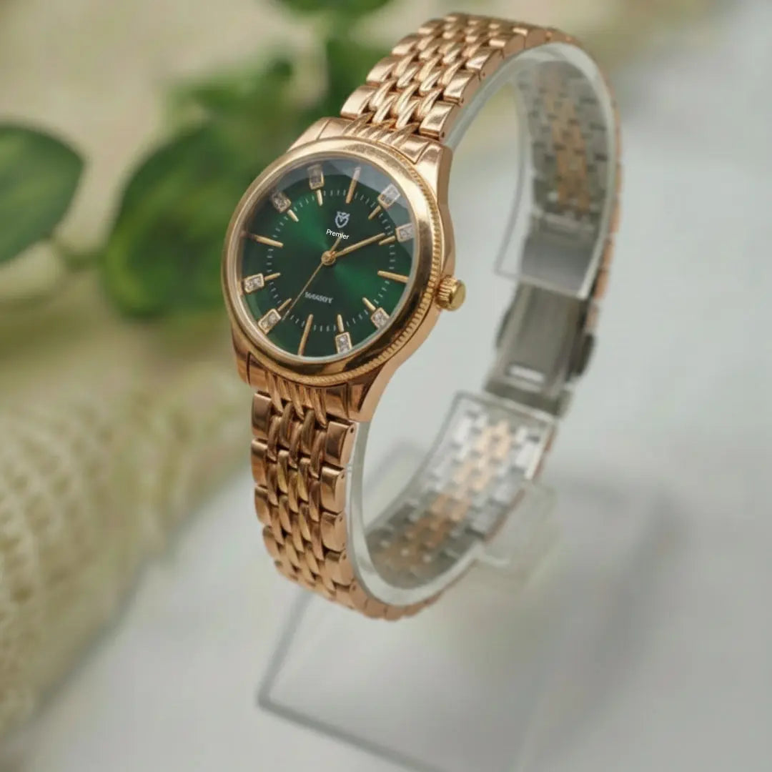 Premier Rose Gold ( Green Dial) House Of Fashion