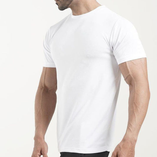 Muscle Fit Tee WHITE