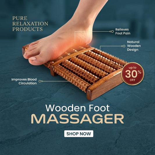 Wooden Foot Massager