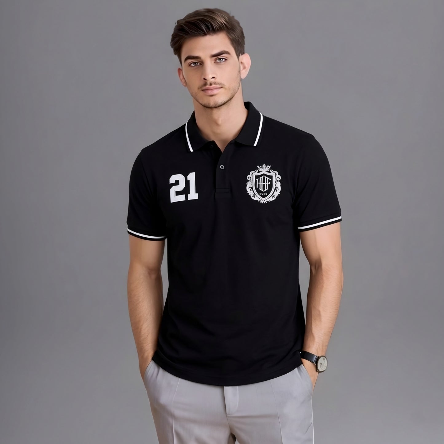 Signature Polo BLACK 2️⃣1️⃣