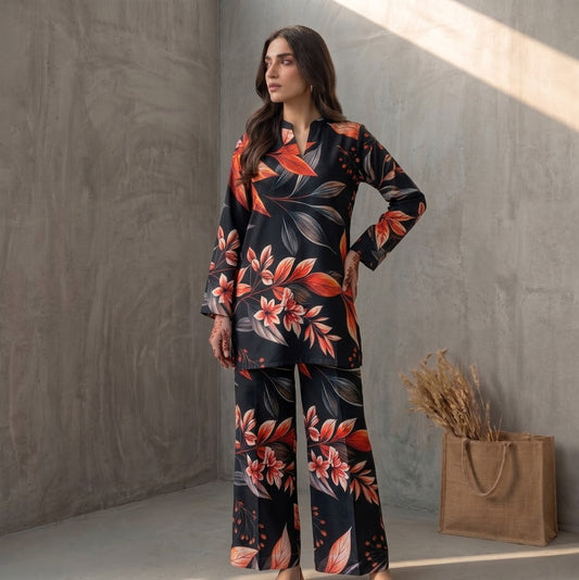 Mid Night Bloom - CO-ORD SET