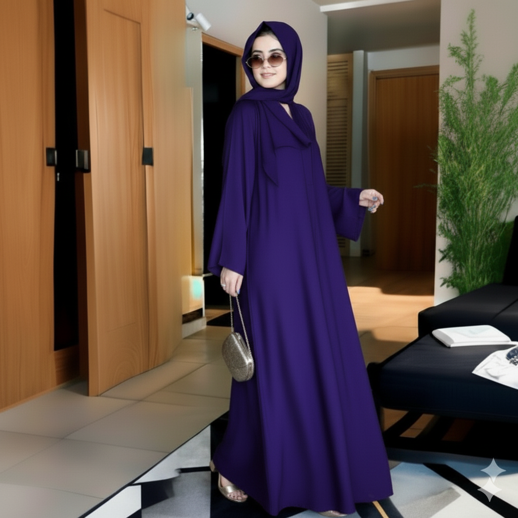 ABAYA DARK PURPLE