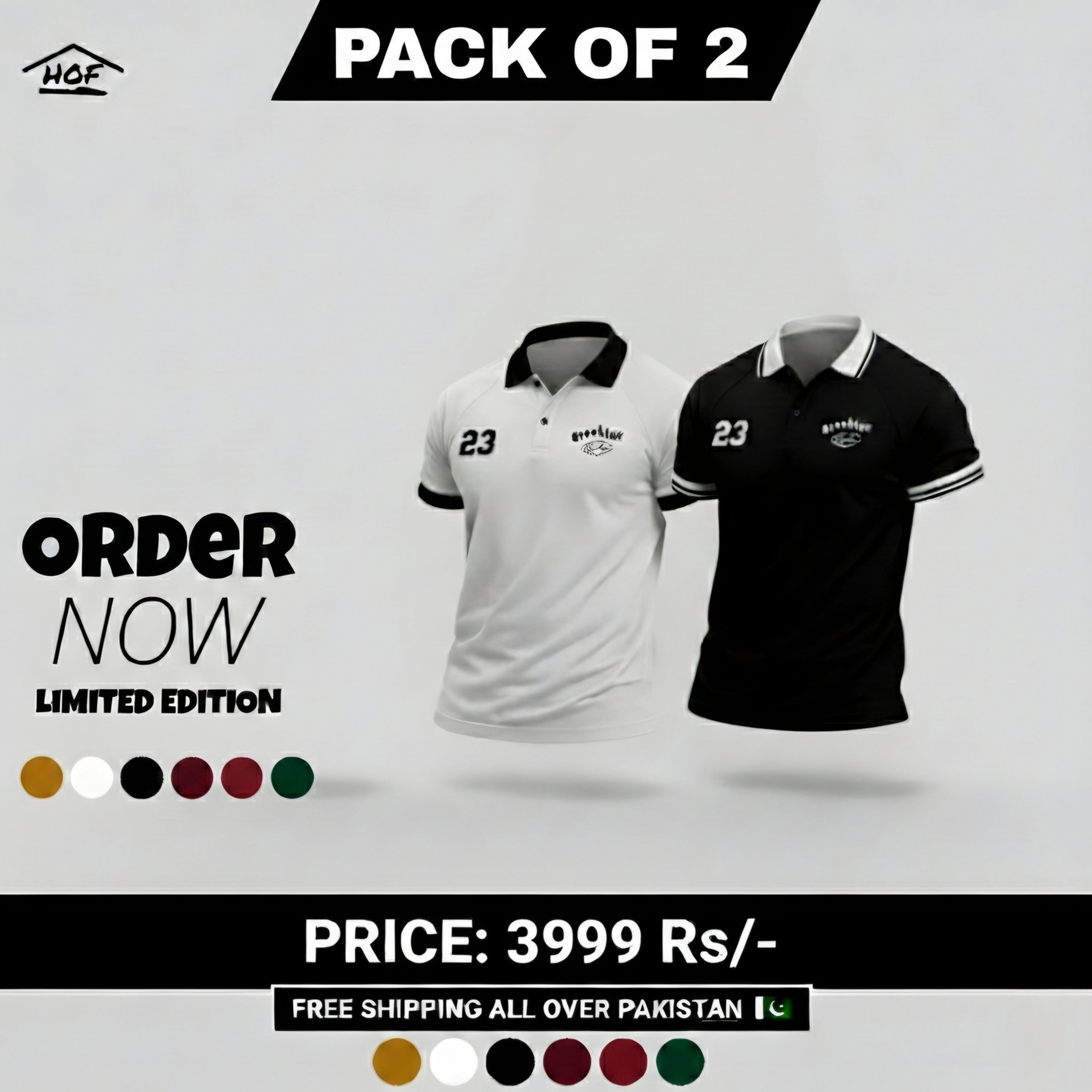 Pack Of 2 Aesthetic Polo's