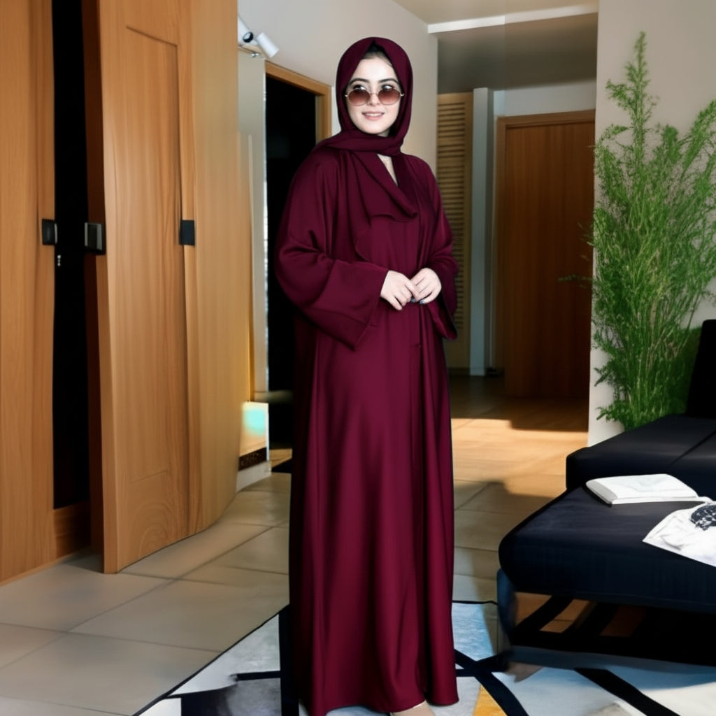 ABAYA DARK MAROON