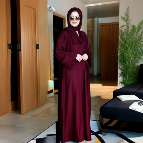 ABAYA DARK MAROON