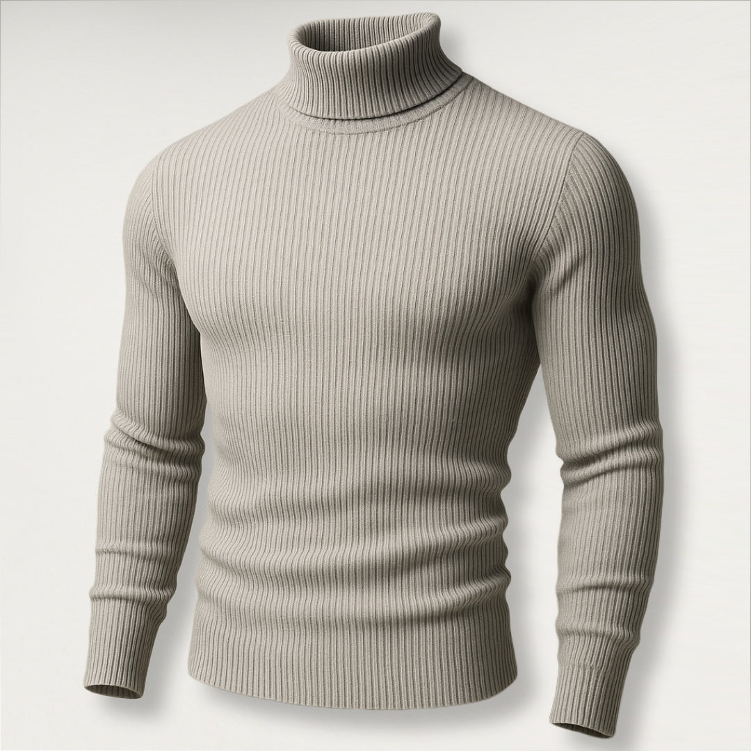 Haider Grey Turtle Neck