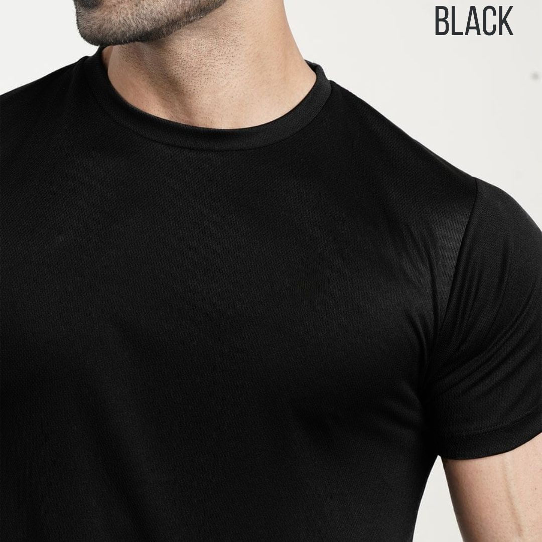 Muscle Fit Tee BLACK