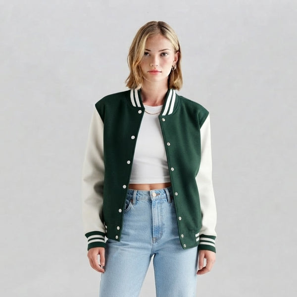 Varsity Jacket Green And White