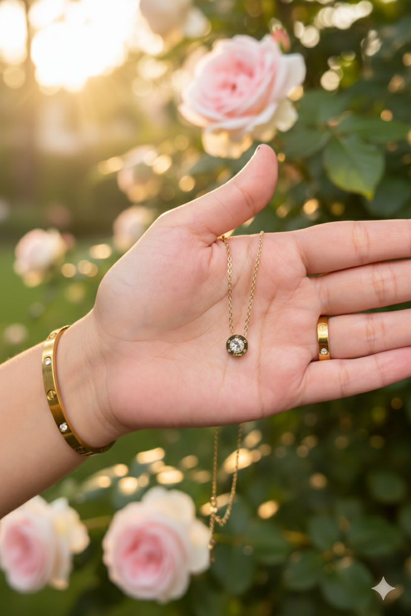 Diamond Stone (3) Stainless Steel Set House Of Fashion