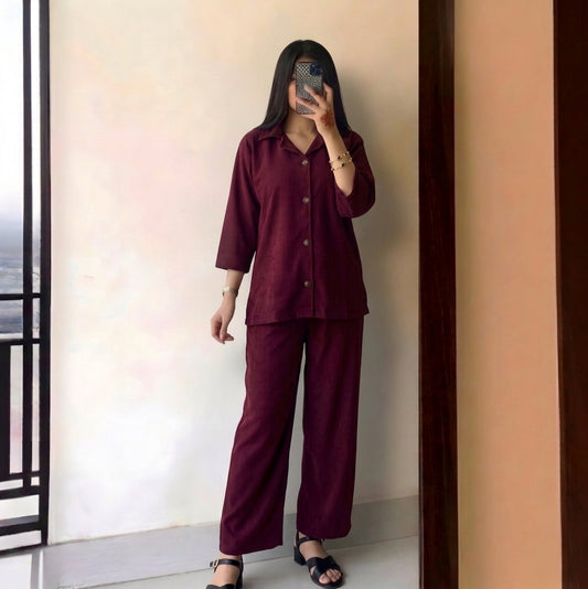 Black Co-ord Set House Of Fashion