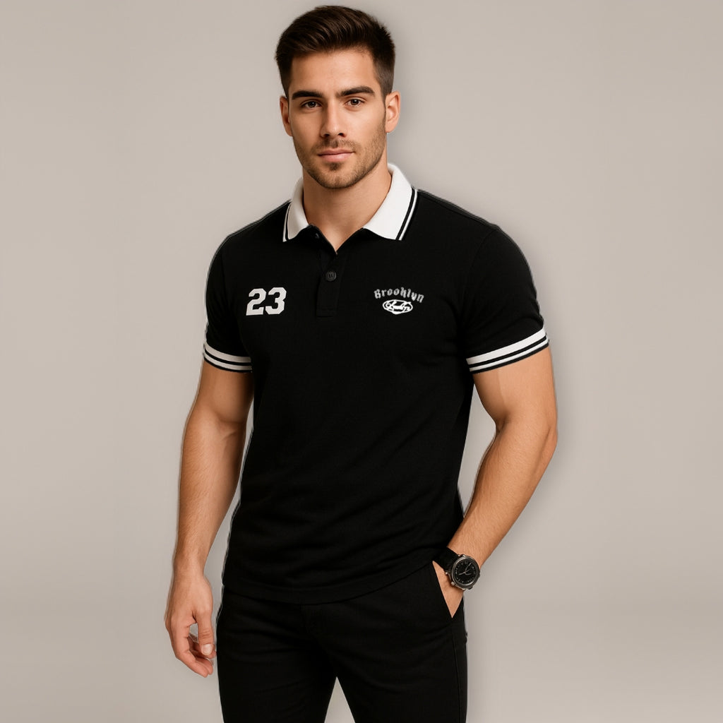 Aesthetic Polo BLACK 23