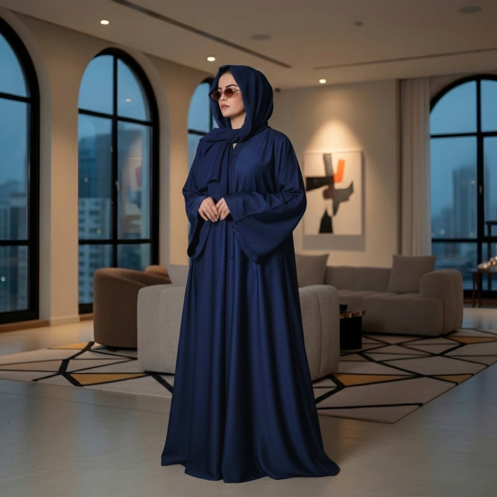 ABAYA NAVY BLUE House Of Fashion