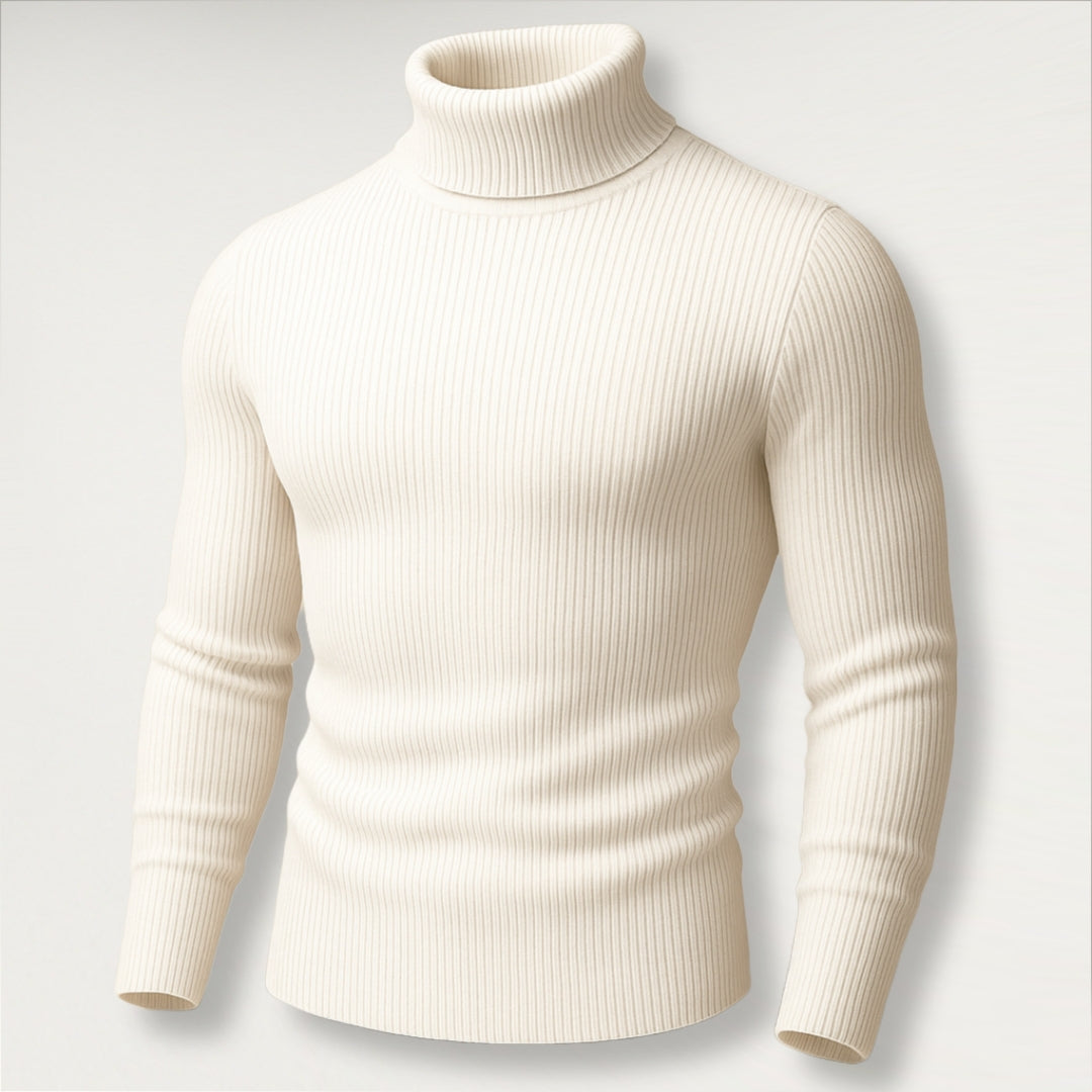 White Turtle Neck
