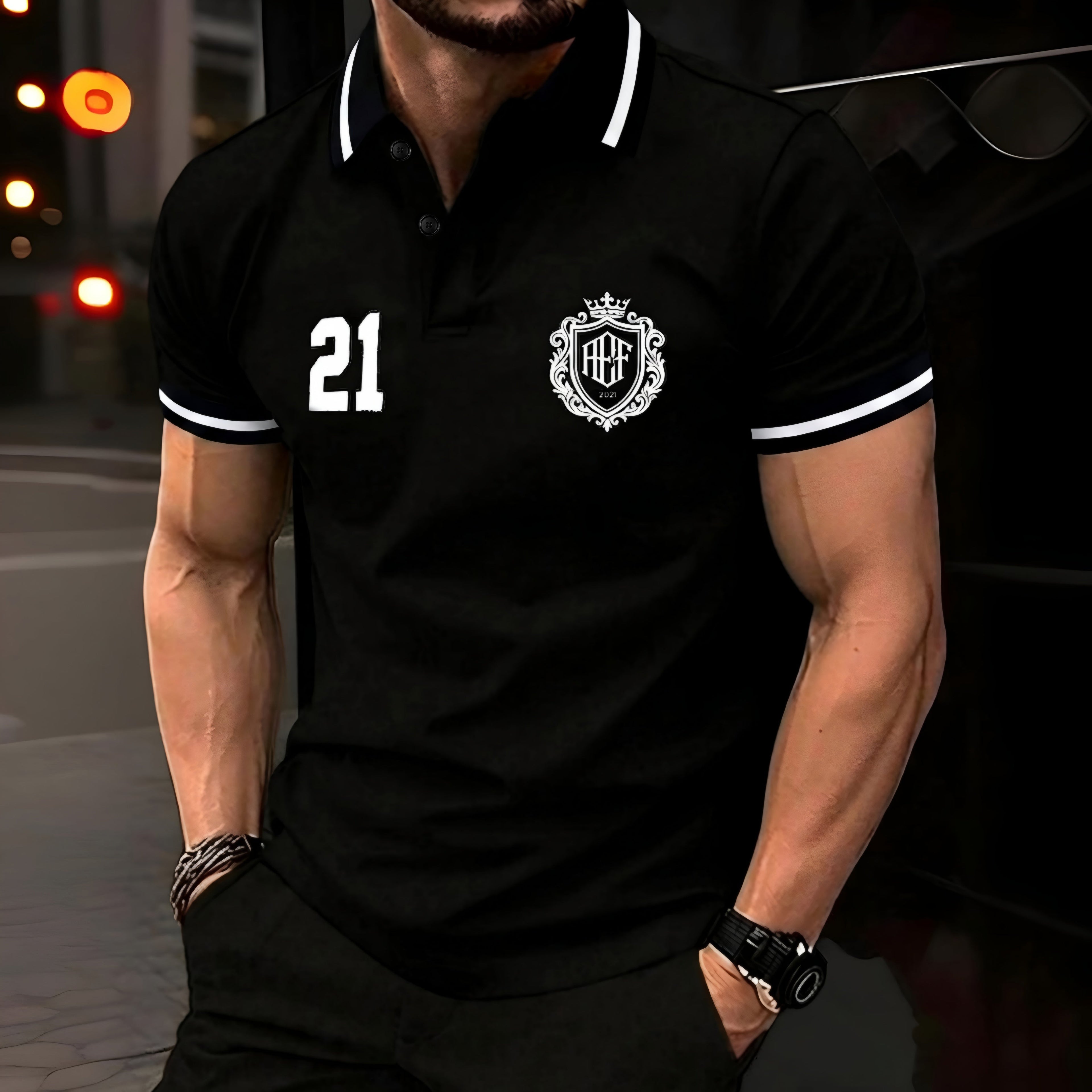 Signature Polo BLACK 21 House Of Fashion