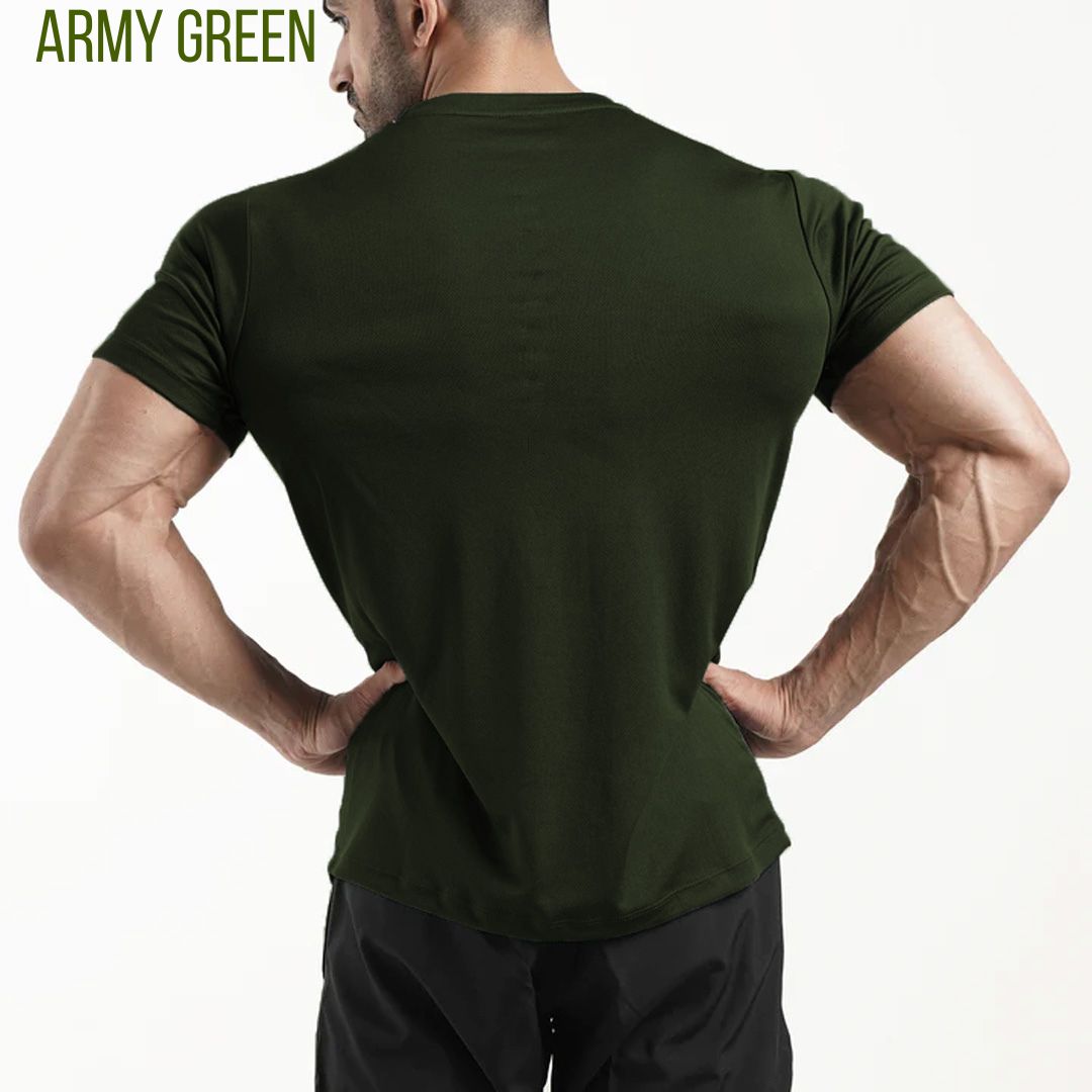 Muscle Fit Tee OLIVE GREEN