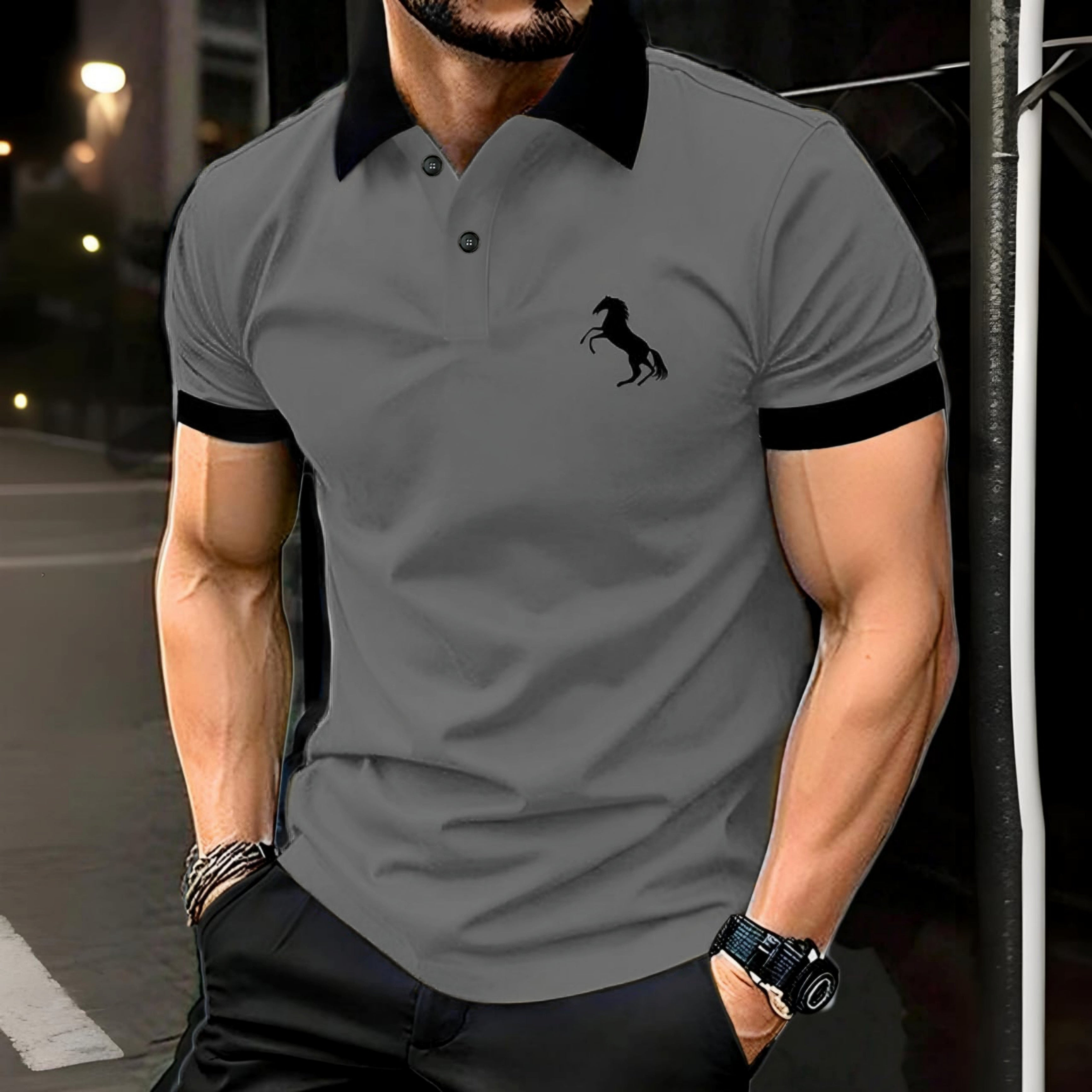 Horse Polo CHARCOAL