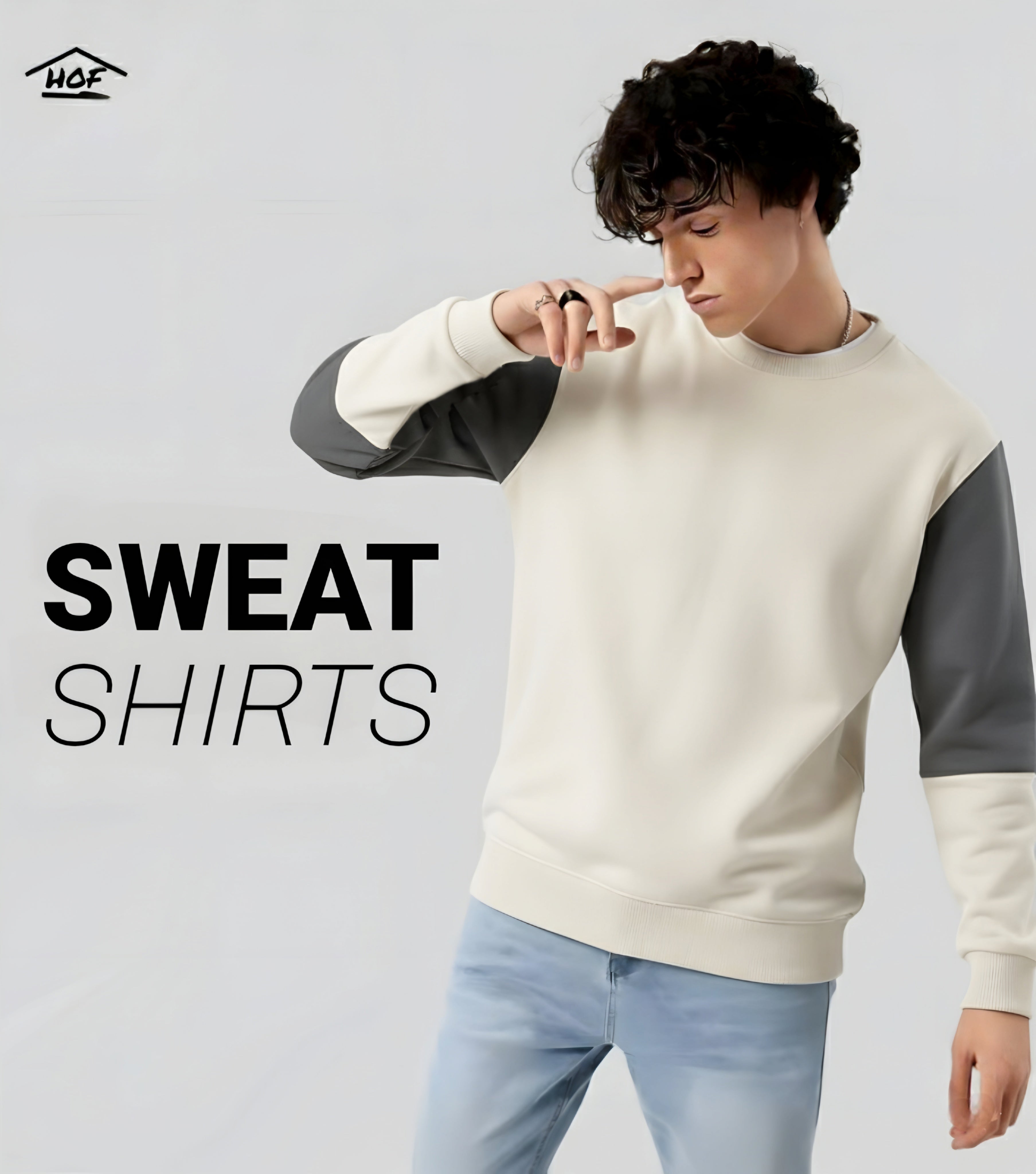 Sweat Shirt Off White X Grey