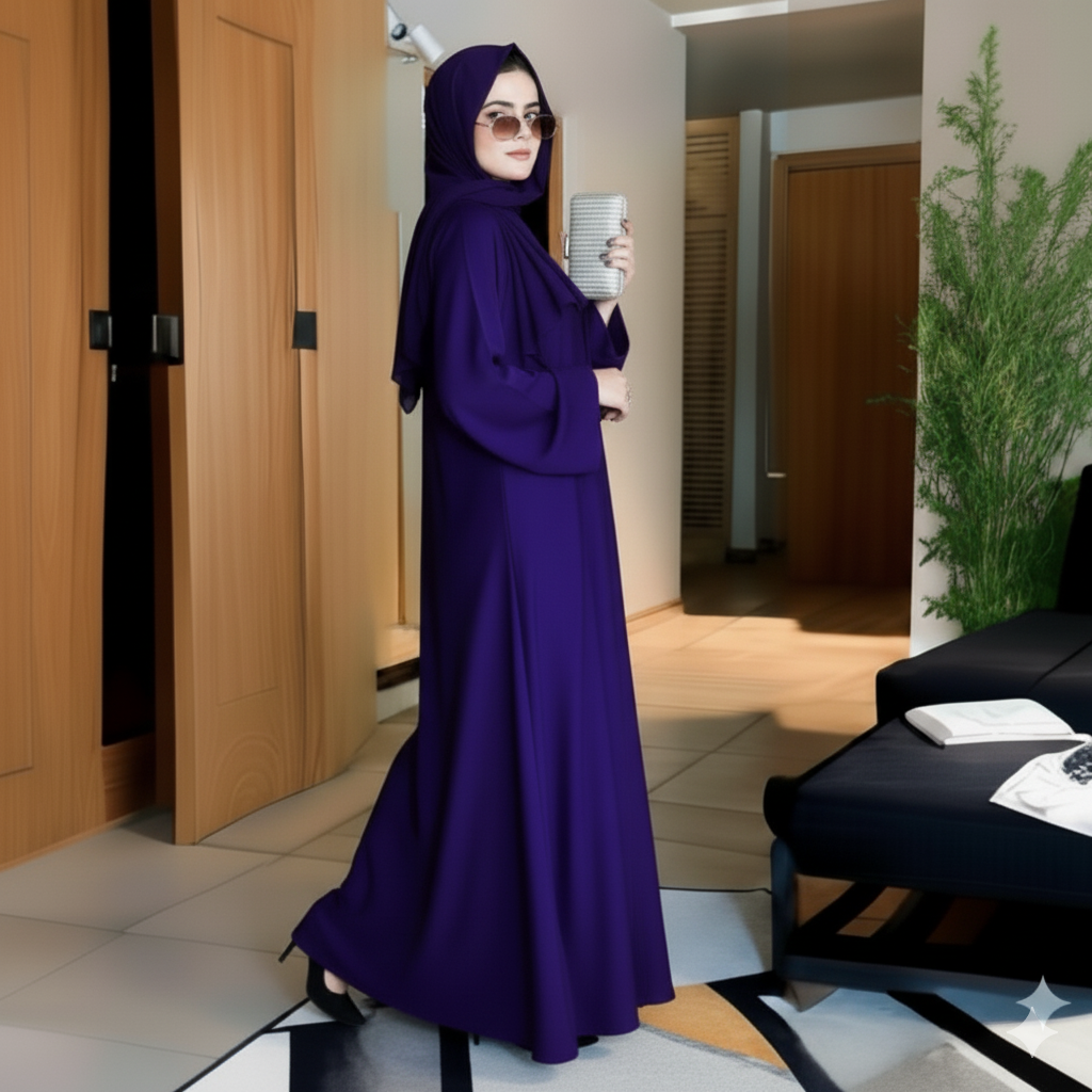 ABAYA DARK PURPLE