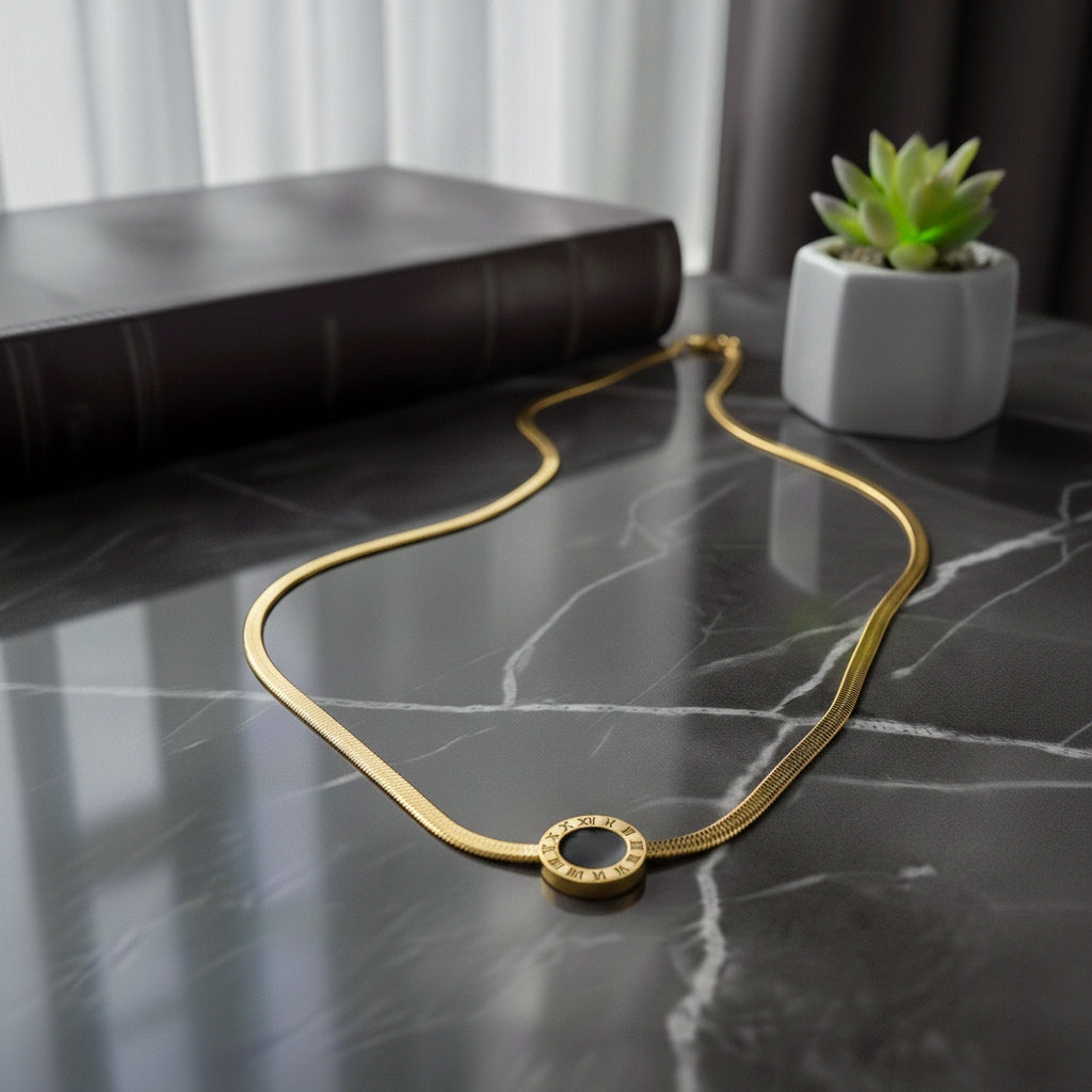 Black Moon Necklace House Of Fashion