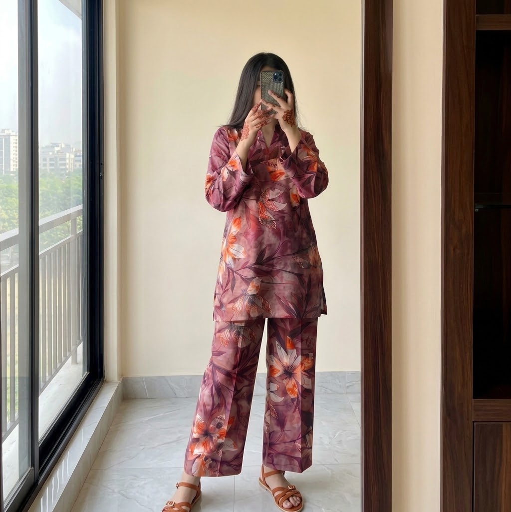 Plum Petals - CO-ORD SET