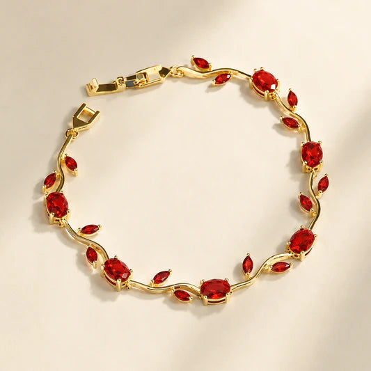 Tulip Red Bracelet
