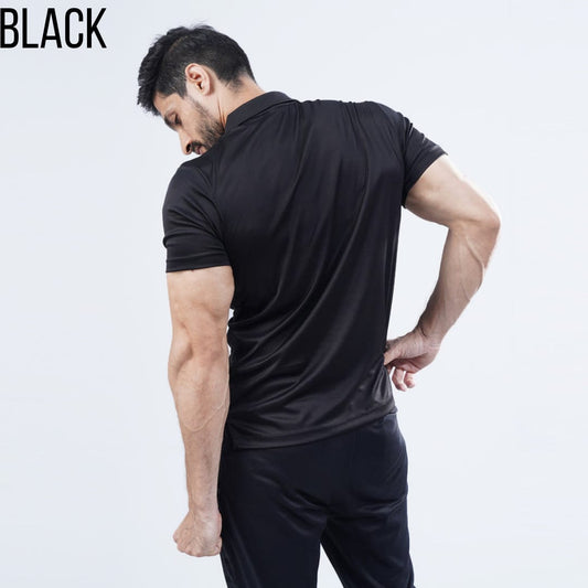 Polo Muscle Fit Tee BLACK