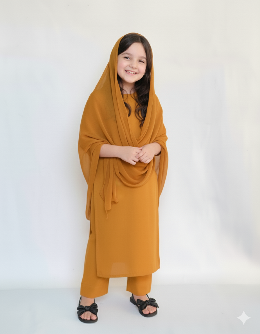 Kids Mustard Ready To Wear