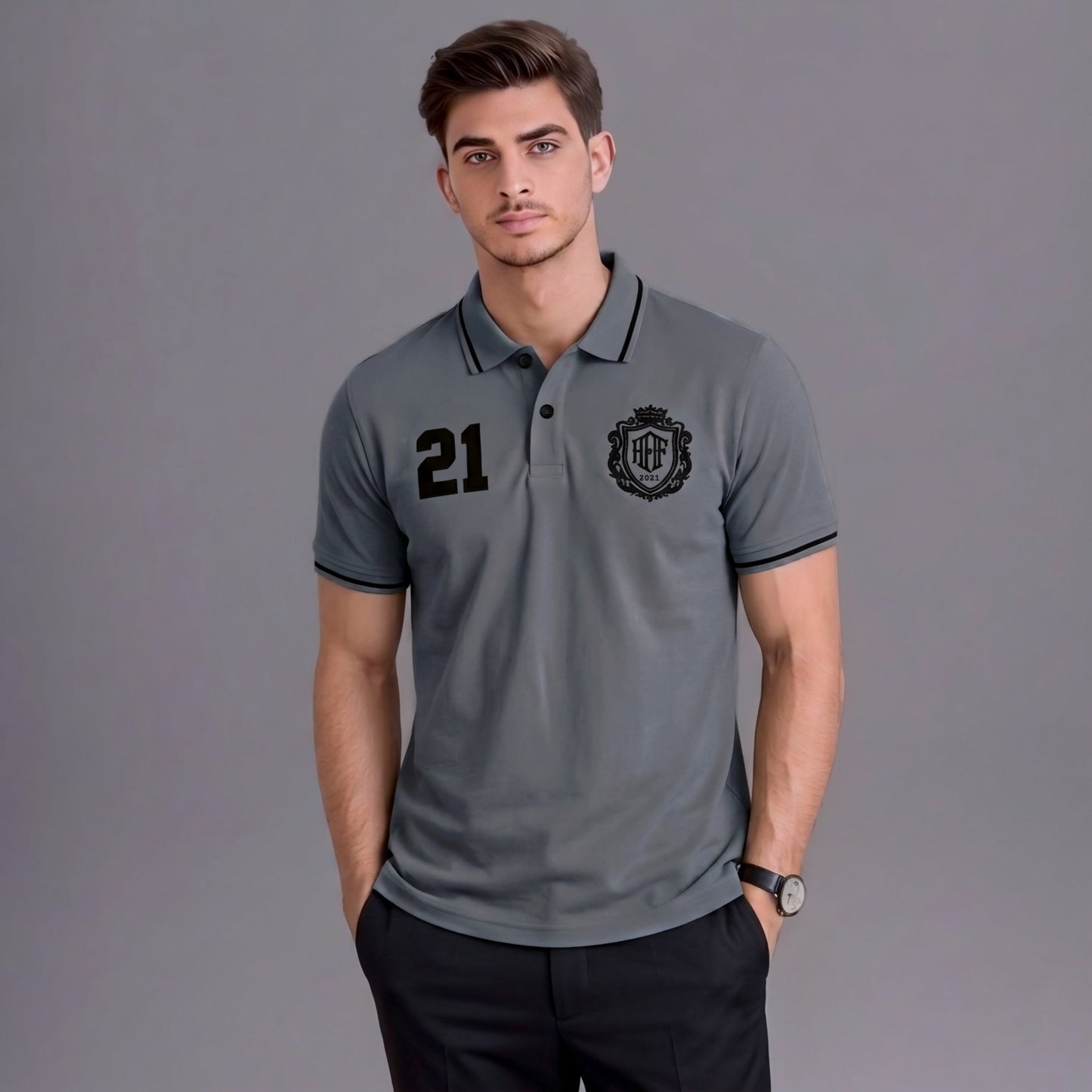 Signature Polo GREY 2️⃣1️⃣